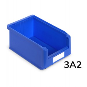 Sichtlagerbehälter aus PP, Größe 3A2, B210 x T350 x H 145 mm, Picking Box Classic