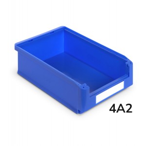 Sichtlagerbehälter aus PP, Größe 4A2, B313 x T500 x H 145 mm, Picking Box Classic