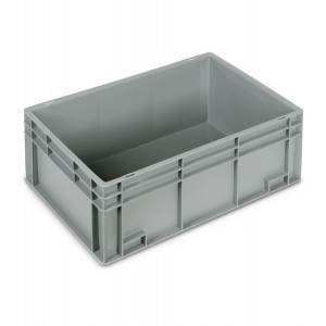 Behälter Euro Box, B600 x T400 x H236 mm, geschlossene Griffe