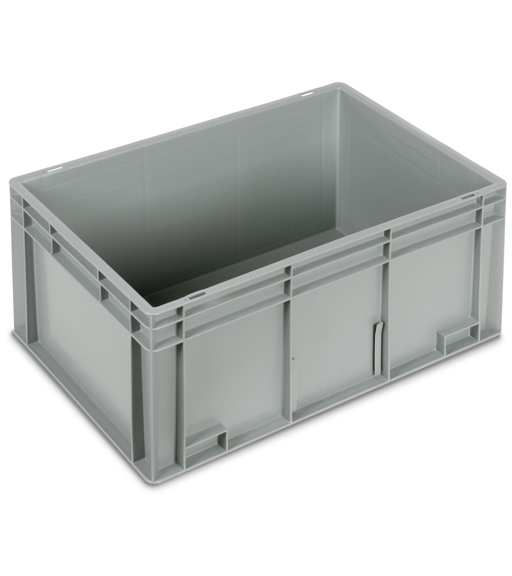 Behälter Euro Box, B600 x T400 x H280 mm, geschlossene Griffe