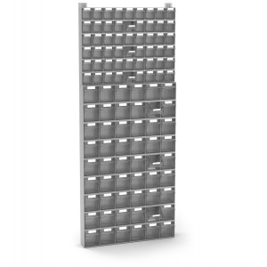Regal für Kleinteile mit 108 Schubladen Visual Box, H1500 mm