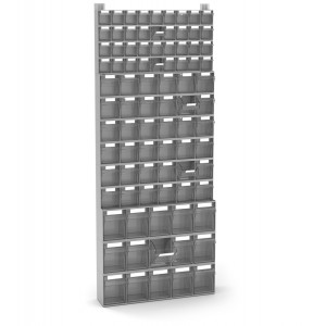 Regal für Kleinteile mit 87 Schubladen Visual Box, H1500 mm