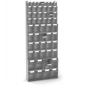 Regal für Kleinteile mit 55 Schubladen Visual Box, H1500 mm