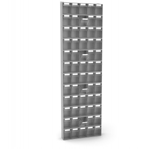 Regal mit 60 Schubladen Visual Box für Kleinteile, H2000 mm