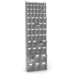 Regal mit 61 Schubladen Visual Box für Kleinteile, H2000 mm