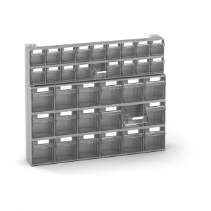 Regal für Kleinteile mit 72 Schubladen Visual Box, H1000 mm