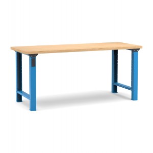 Professionelle Werkbank, 200 cm, Blau und Anthrazit