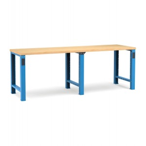 Professionelle Werkbank, 250 cm, Blau und Anthrazit