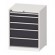 Schrank mit 5 Schubladen Garage