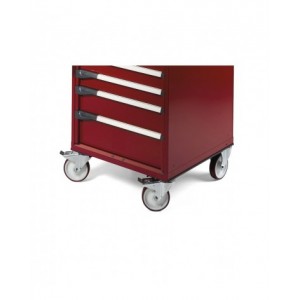 Cassettiera porta attrezzi con ruote, 7 cassetti 2x75 4x100 1x150, L561 x P726 x H1022 mm