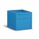 Schubladenschrank für unter die Werkbank mit 1 Schublade und 1 Tür, 63 cm, blau