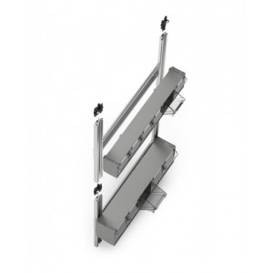 Scaffale con 61 cassetti portaminuteria Visual Box, H2000 mm