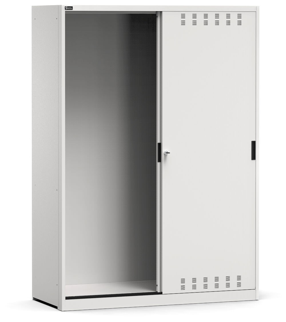 Armadio vuoto con porte scorrevoli fessurate, L1428 x P600 x H2000 mm