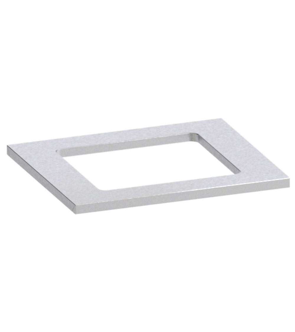 Top Garage per lavello in acciaio inox satinato