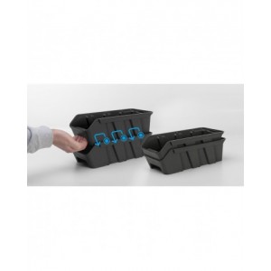Contenitori per scaffali inseribili RK Box Air, L141 x P310 x H91 mm