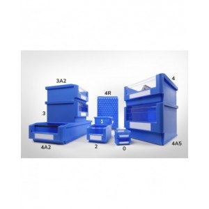 Contenitori in PP, mis.1, L103 x P160 x H 75 mm, Picking Box Classic
