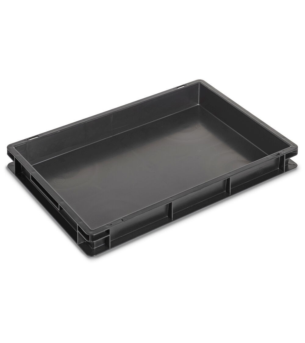 Contenitore Euro Box ESD, L600 x P400 x H75 mm