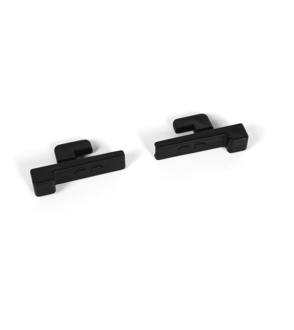 Gancio a scorrimento in polipropilene conduttivo per coperchio Euro Box, L44 x P9 x H24 mm