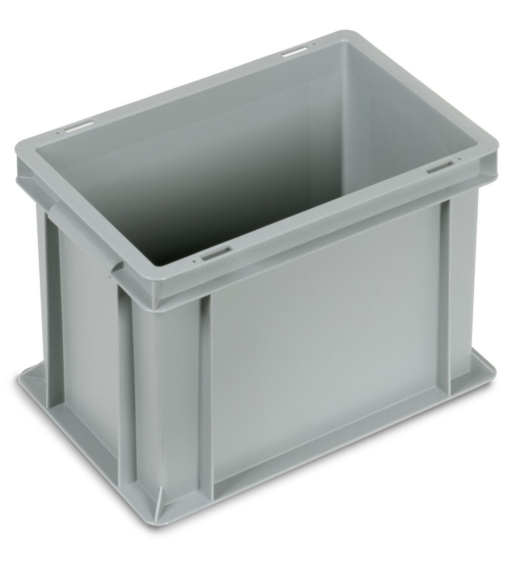 Contenitore Euro Box, L300 x P200 x H220 mm, maniglie a conchiglia