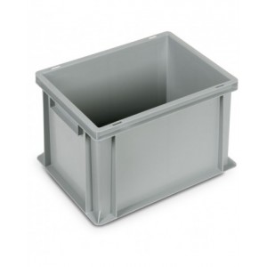 Contenitore Euro Box, L400 x P300 x H270 mm, maniglie chiuse