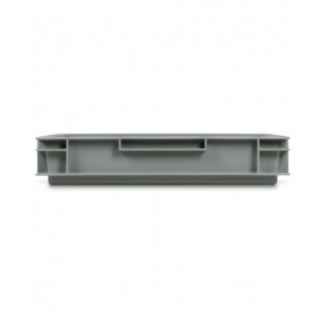Contenitore Euro Box, L600 x P400 x H75 mm, maniglie chiuse