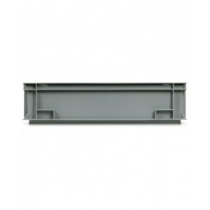 Contenitore Euro Box, L600 x P400 x H150 mm, fondo rinforzato, maniglie aperte