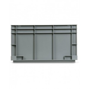 Contenitore Euro Box, L600 x P400 x H320 mm, fondo rinforzato, maniglie aperte
