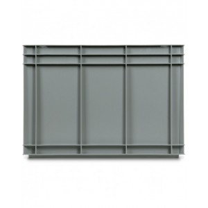 Contenitore Euro Box, L600 x P400 x H418 mm, fondo rinforzato, maniglie aperte