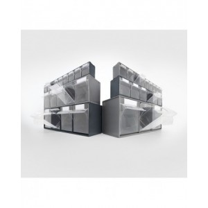 Cassettiera porta minuteria Visual Box, 5 cassetti, L600 x P140 x H168 mm