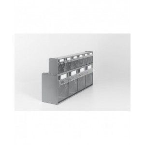 Cassettiera porta minuteria Visual Box, 5 cassetti, L600 x P140 x H168 mm