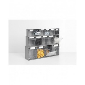 Cassettiera porta minuteria Visual Box, 5 cassetti, L600 x P140 x H168 mm