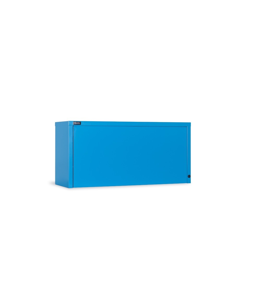 Pensile vasistas per pareti Work Look da 1000 mm, colore blu RAL 5012, chiuso