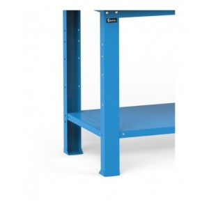 Banco da officina con 1 cassetto, 150 cm, Blu