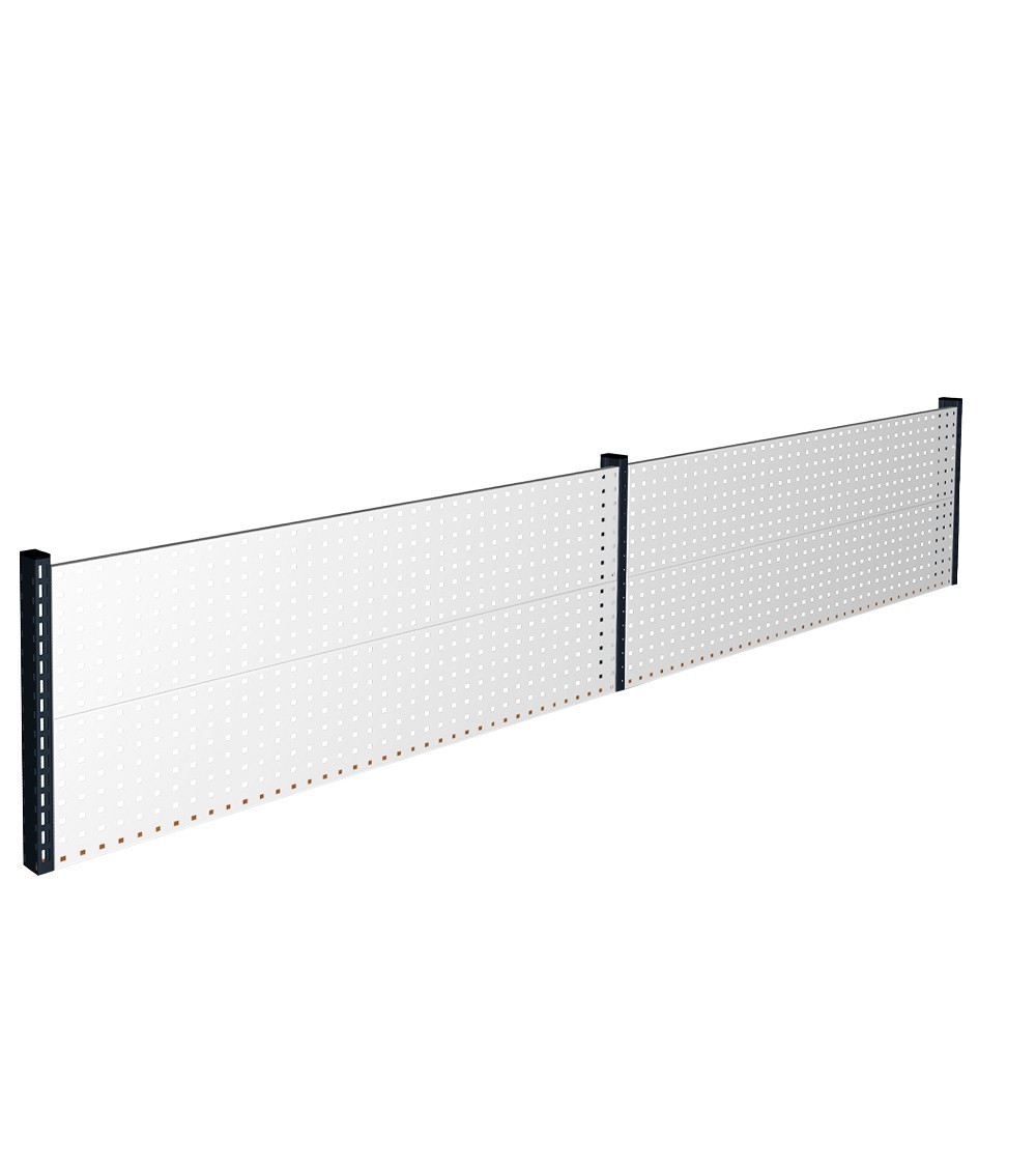 Pannello Porta Attrezzi 3000x634 mm, Grigio