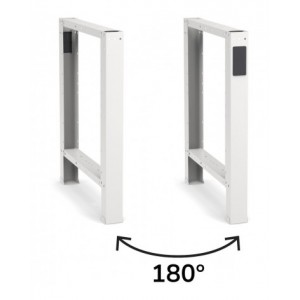 Banco professionale con 3 cassetti, 250 cm,  grigio e antracite