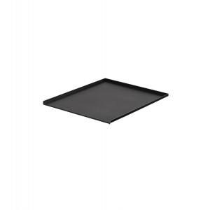 Abdeckplatte mit 3 Kanten mit PVC-Überzug, B1024 x T558 x H31 mm