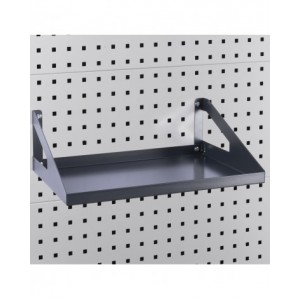 Mensola grande reversibile in acciaio, 45 cm