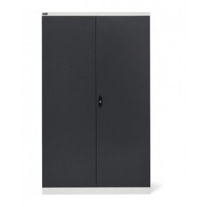 Armadio officina vuoto con ante battente,  L1193 x P555 x H2000 mm