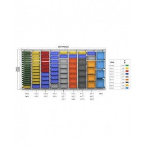 Campata aggiuntiva per scaffale, L498 x P621 x H2003 mm