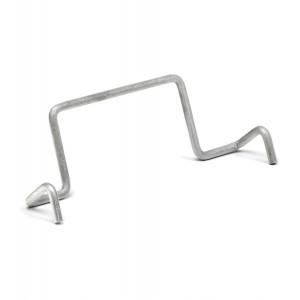 Hinterer Sicherungsbügel für Behälter RK Box Air, B122 x T26 x H53 mm