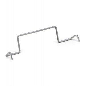 Hinterer Sicherungsbügel für Behälter RK Box Air, B195 x T26 x H53 mm