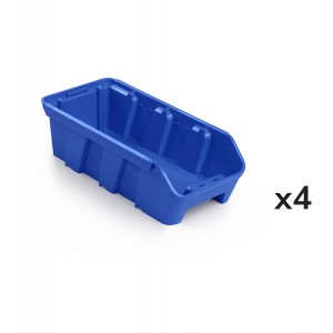 Kit 4 Behälter RK Box Air, Größe 3014, B141 x T300 x H91 mm