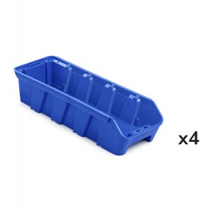 Kit 4 Behälter RK Box Air, Größe 4014, L141 x T400 x H91 mm