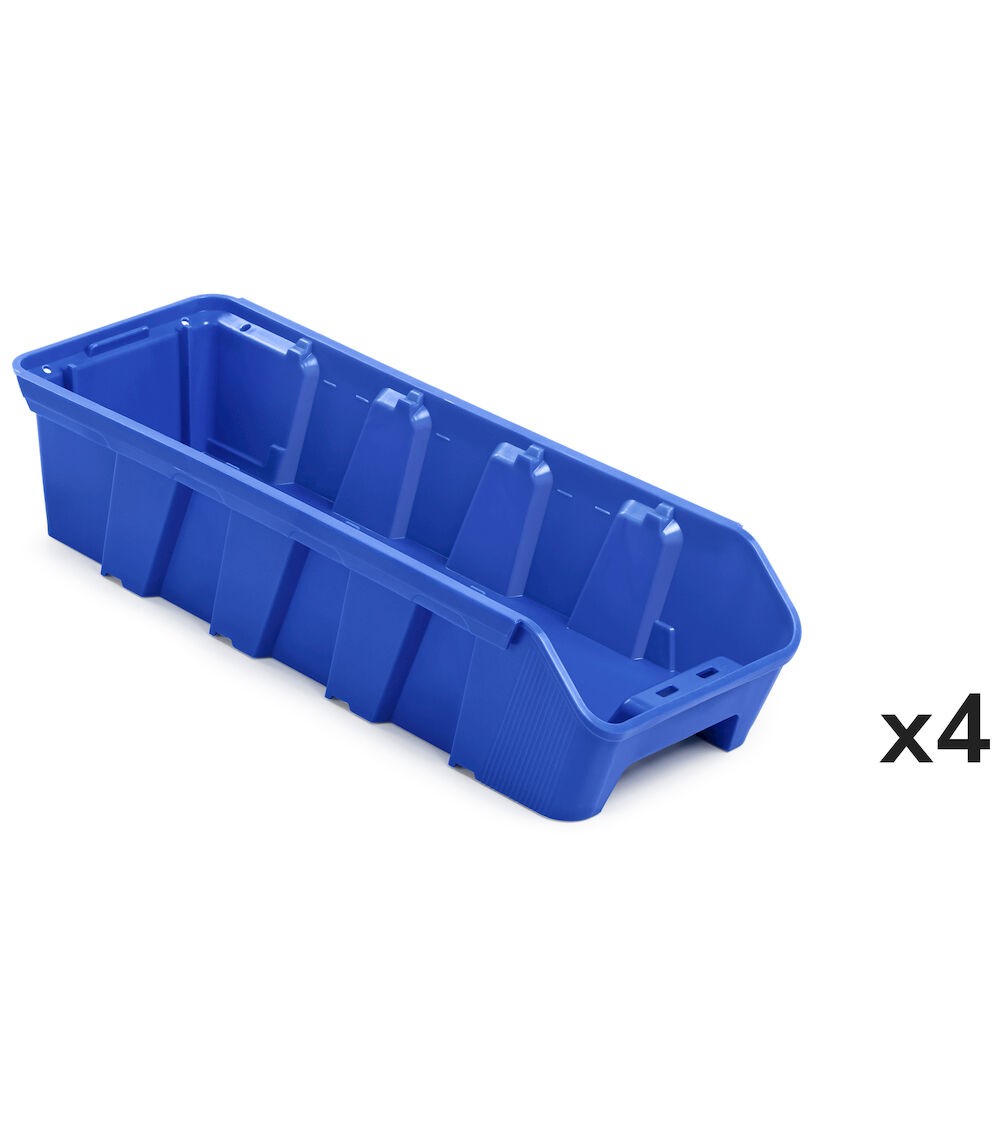 Kit 4 Behälter RK Box Air, Größe 4014, L141 x T400 x H91 mm