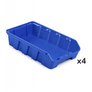 Kit 4 Behälter RK Box Air, Größe 4021, L214 x T400 x H91 mm