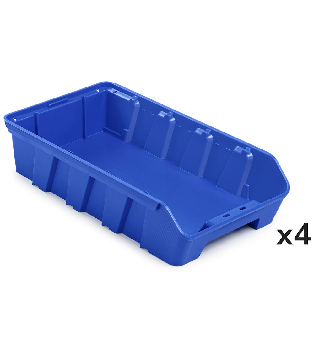 Kit 4 Behälter RK Box Air, Größe 4021, L214 x T400 x H91 mm