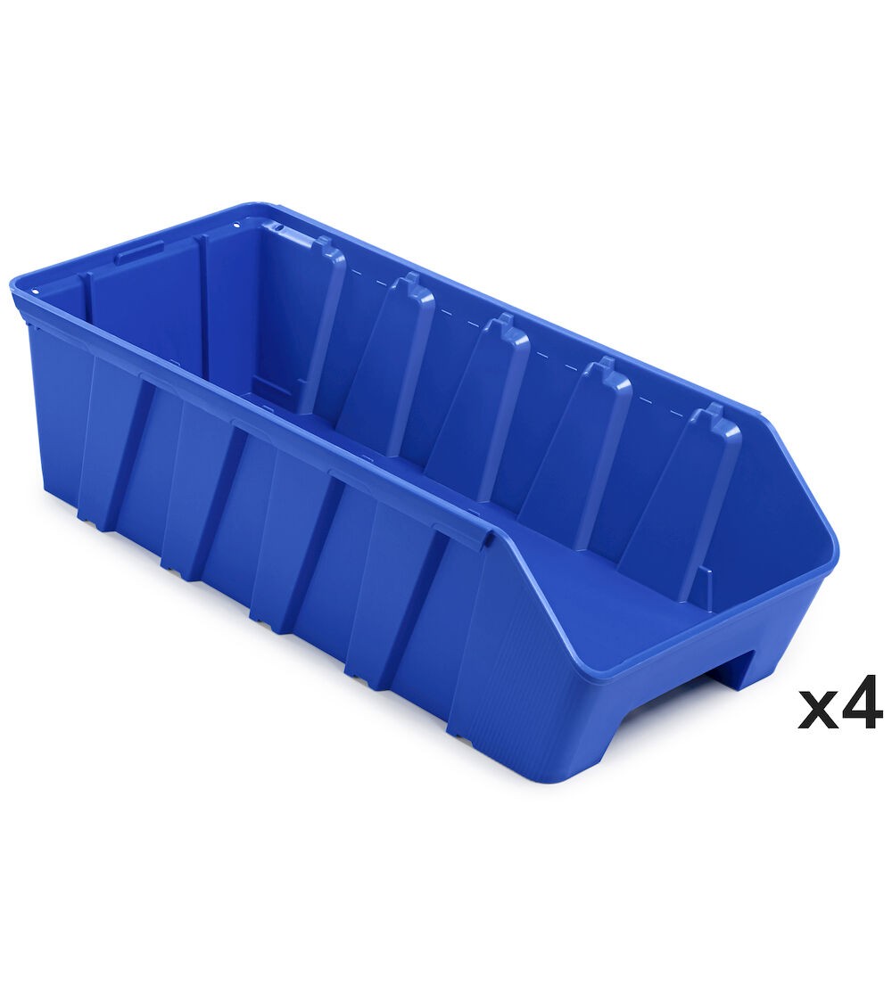 Kit 4 Behälter RK Box Air, Größe 5121, B214 x T500 x H142 mm