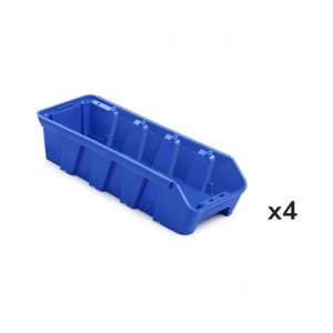 Kit 4 contenitori RK Box Air, mis. 4014, L141 x P400 x H91 mm