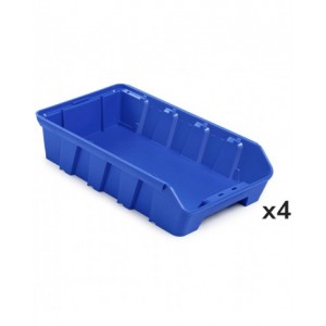 Kit 4 contenitori RK Box Air, mis. 4021, L214 x P400 x H91 mm