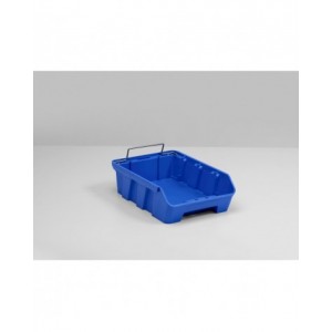 Armadio con 72 contenitori RK Box Air con divisori e frontalini, L1023 x P555 x H2000 mm, grigio e antracite